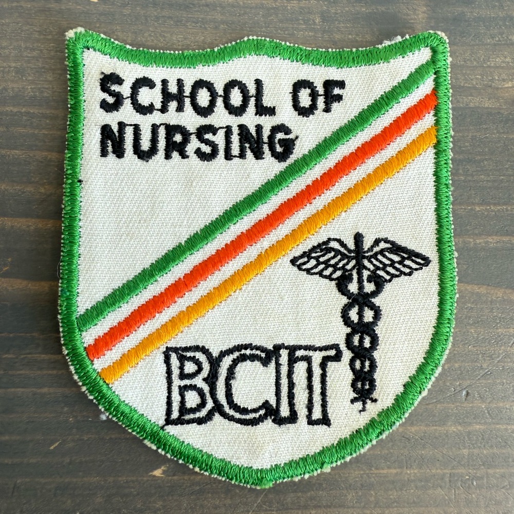 Vintage BCIT Nursing School patch